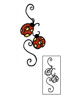 Ladybug Tattoo Insects tattoo | PPF-02204