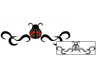 Ladybug Tattoo Specific Body Parts tattoo | PPF-02223