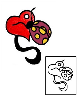 Ladybug Tattoo For Women tattoo | PPF-02243