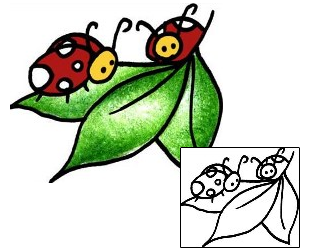 Ladybug Tattoo Insects tattoo | PPF-02246