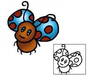 Ladybug Tattoo Insects tattoo | PPF-02249