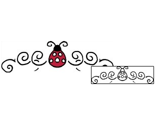 Ladybug Tattoo Specific Body Parts tattoo | PPF-02250