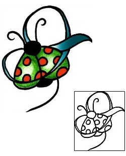 Ladybug Tattoo Insects tattoo | PPF-02259