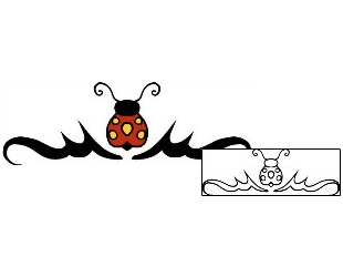 Ladybug Tattoo Specific Body Parts tattoo | PPF-02269