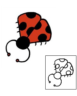 Ladybug Tattoo Insects tattoo | PPF-02272