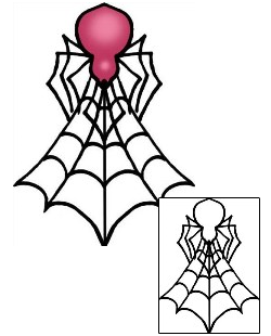 Spider Web Tattoo Insects tattoo | PPF-02283