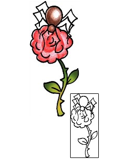 Rose Tattoo Insects tattoo | PPF-02291