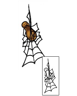 Spider Web Tattoo Insects tattoo | PPF-02292