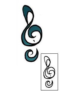 Music Tattoo Miscellaneous tattoo | PPF-02458