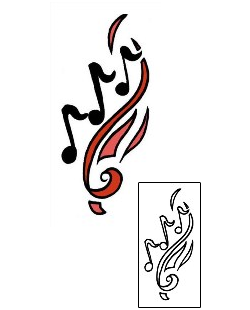 Music Tattoo Miscellaneous tattoo | PPF-02463