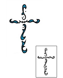 Cross Tattoo Religious & Spiritual tattoo | PPF-02474