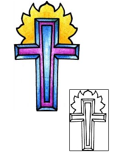Fire – Flames Tattoo Religious & Spiritual tattoo | PPF-02477
