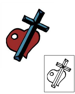 Sacred Heart Tattoo Religious & Spiritual tattoo | PPF-02478