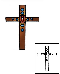 Cross Tattoo Religious & Spiritual tattoo | PPF-02507