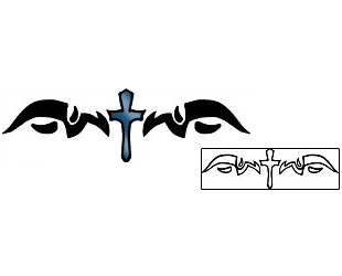 Cross Tattoo Religious & Spiritual tattoo | PPF-02513