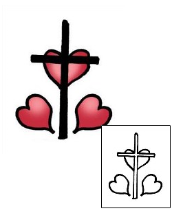 Heart Tattoo Religious & Spiritual tattoo | PPF-02515