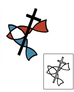 Cross Tattoo Religious & Spiritual tattoo | PPF-02517