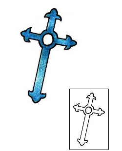 Cross Tattoo Religious & Spiritual tattoo | PPF-02518