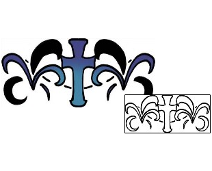 Cross Tattoo Religious & Spiritual tattoo | PPF-02520