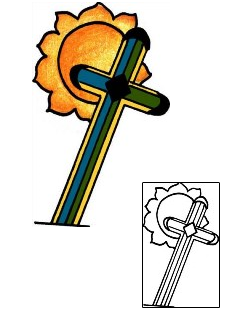 Cross Tattoo Miscellaneous tattoo | PPF-02540