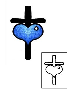 Sacred Heart Tattoo Religious & Spiritual tattoo | PPF-02550