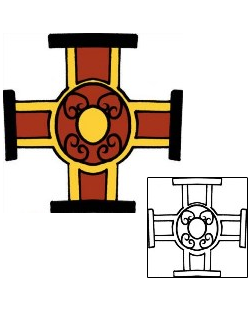 Cross Tattoo Miscellaneous tattoo | PPF-02551