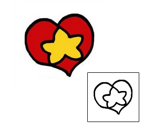 Heart Tattoo Specific Body Parts tattoo | PPF-02580