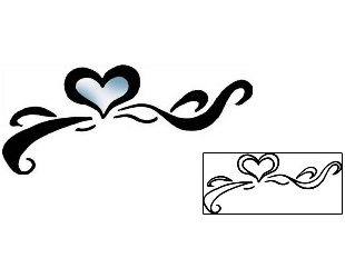 Heart Tattoo Specific Body Parts tattoo | PPF-02583