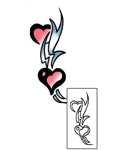 Heart Tattoo Specific Body Parts tattoo | PPF-02602