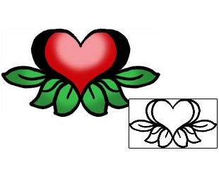 Heart Tattoo Specific Body Parts tattoo | PPF-02611