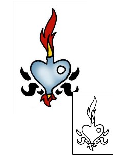Heart Tattoo Miscellaneous tattoo | PPF-02617