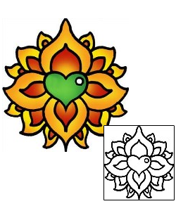 Flower Tattoo Specific Body Parts tattoo | PPF-02638