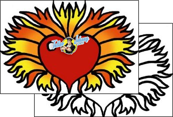 Heart Tattoo ankle-tattoos-pablo-paola-ppf-02647