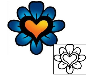 Flower Tattoo Specific Body Parts tattoo | PPF-02652