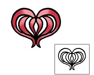 Heart Tattoo Specific Body Parts tattoo | PPF-02665
