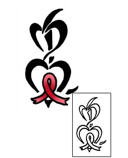 Breast Cancer Tattoo Specific Body Parts tattoo | PPF-02673
