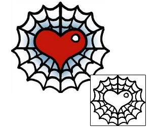 Spider Web Tattoo Miscellaneous tattoo | PPF-02700