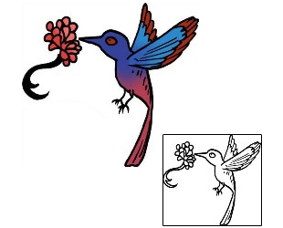 Hummingbird Tattoo Specific Body Parts tattoo | PPF-02702