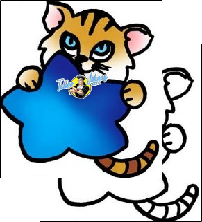 Cat Tattoo animal-cat-tattoos-pablo-paola-ppf-02814