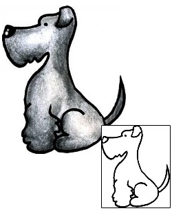 Dog Tattoo Specific Body Parts tattoo | PPF-02839