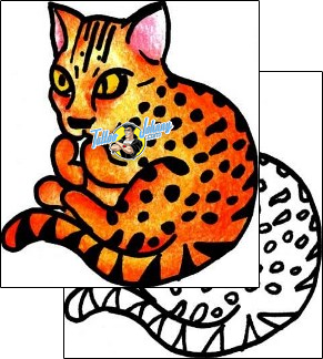 Cat Tattoo animal-cat-tattoos-pablo-paola-ppf-02857