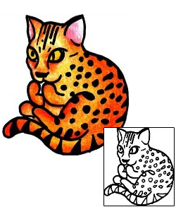 Cat Tattoo Specific Body Parts tattoo | PPF-02857