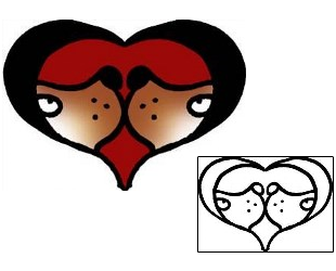 Heart Tattoo For Women tattoo | PPF-02874