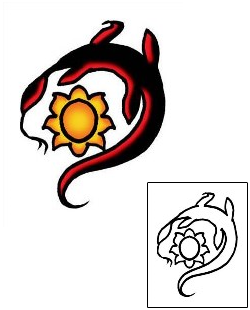 Sun Tattoo Specific Body Parts tattoo | PPF-02904