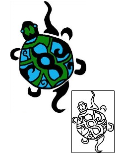 Turtle Tattoo Specific Body Parts tattoo | PPF-02907