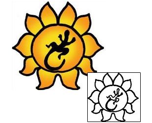 Sun Tattoo Specific Body Parts tattoo | PPF-02908