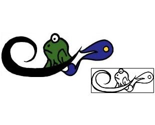 Frog Tattoo Reptiles & Amphibians tattoo | PPF-02916