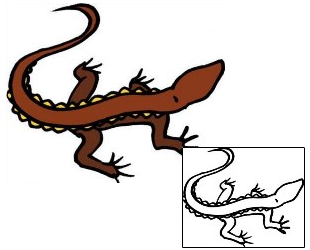 Lizard Tattoo Reptiles & Amphibians tattoo | PPF-02952