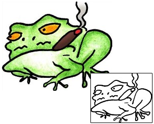 Frog Tattoo Specific Body Parts tattoo | PPF-02996