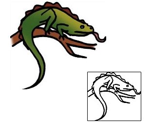 Lizard Tattoo Specific Body Parts tattoo | PPF-03011